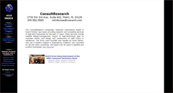 Desktop Screenshot of consultresearch.com